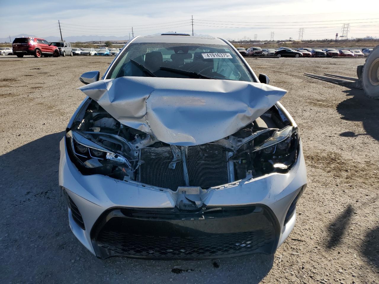 2017 Toyota Corolla VIN 2T1BURHE6HC771016 Copart auction photo, front end / mechanical damage thumbnail 5