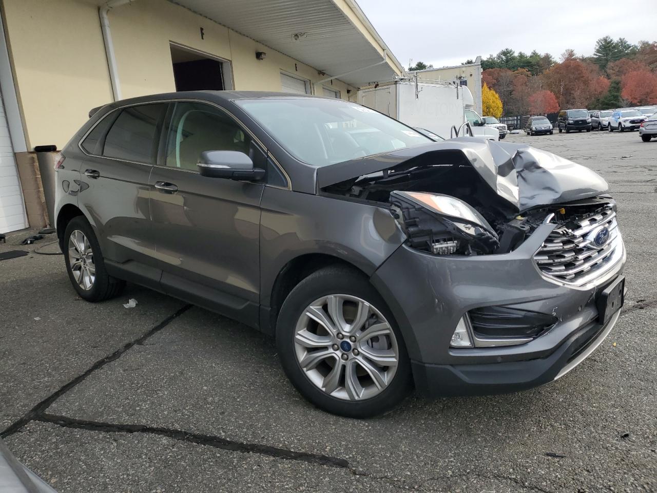 2022 Ford Edge VIN 2FMPK4K98NBA56104 Copart auction photo, front end / minor dent/scratches damage thumbnail 4