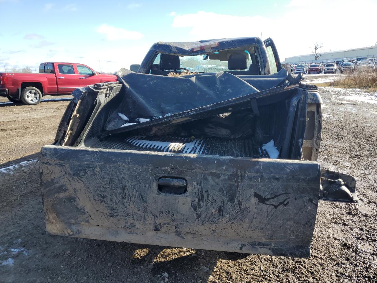 2006 GMC Sierra VIN 3GTEC14Z66G271984 Copart auction photo, all over damage thumbnail 6