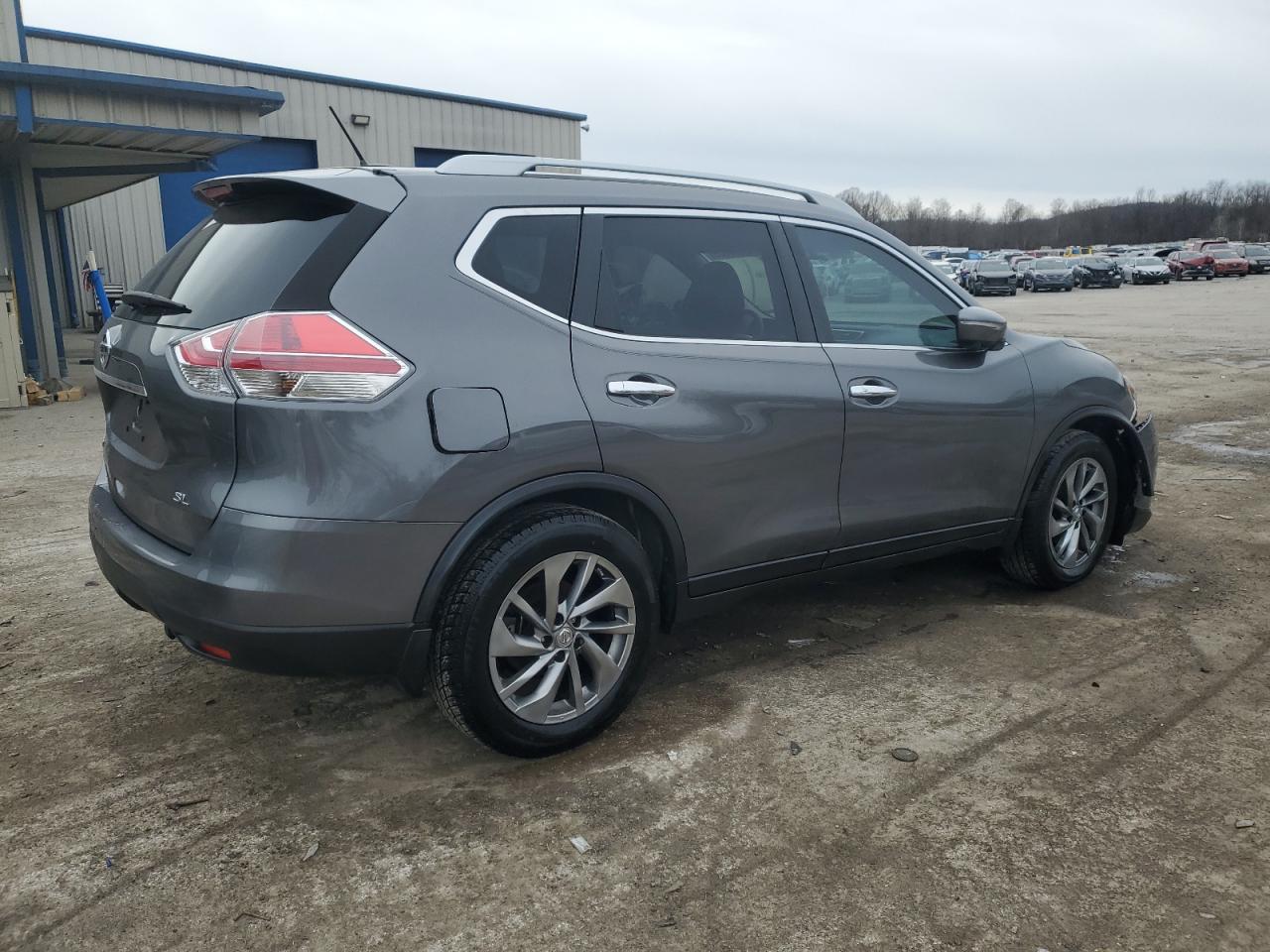 2015 Nissan Rogue VIN 5N1AT2MT1FC799074 Copart auction photo, front end / side damage thumbnail 3