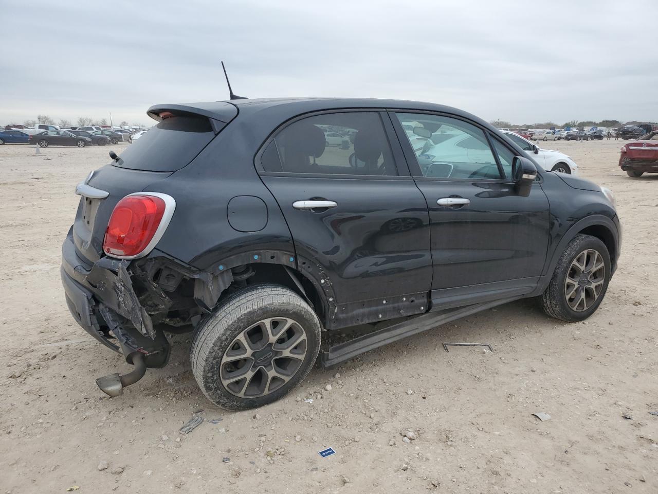 2018 Fiat 500 VIN ZFBCFXCB1JP672405 Copart auction photo, all over / undercarriage damage thumbnail 3