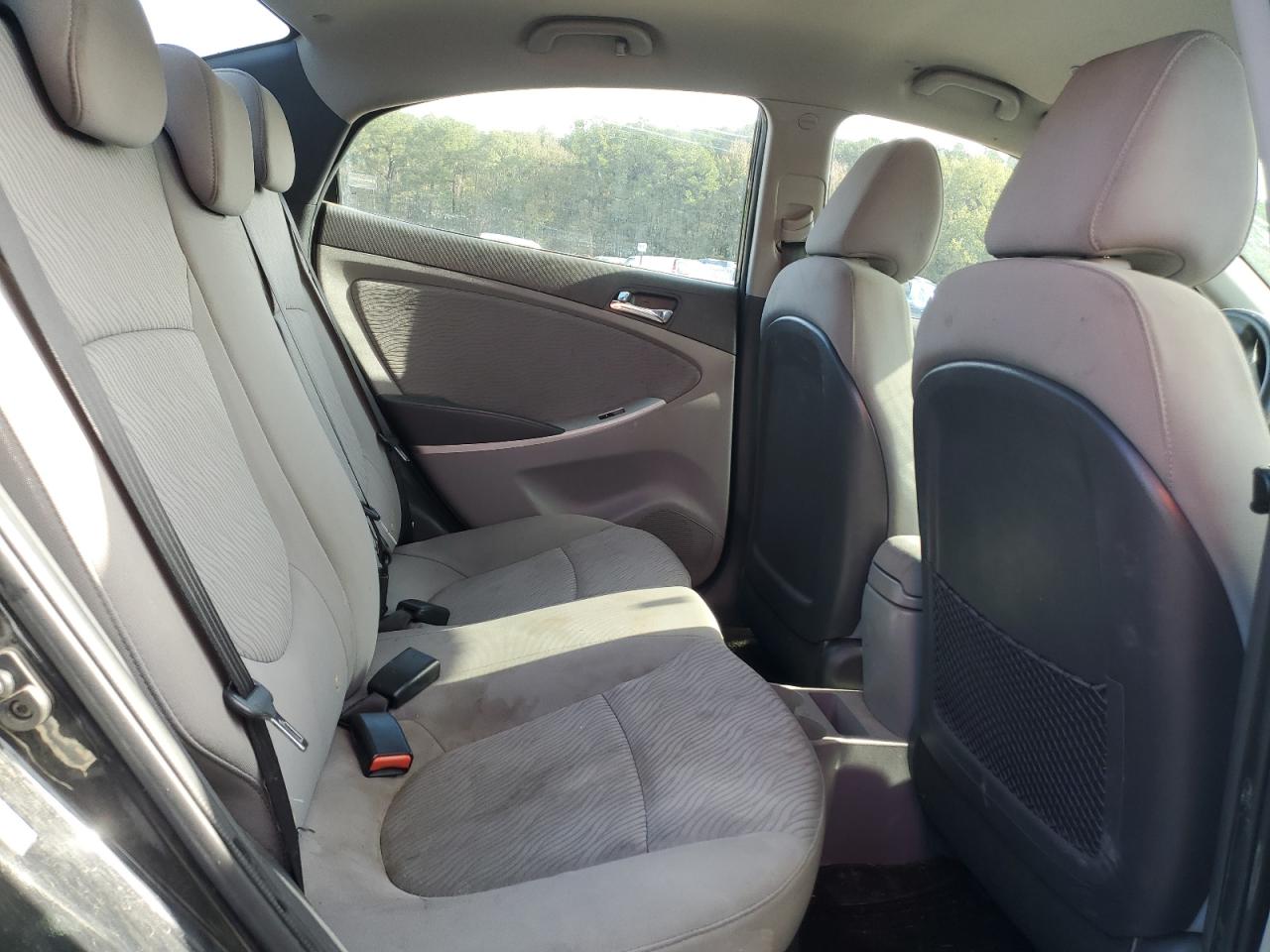 2014 Hyundai Accent VIN KMHCU4AE2EU761112 Copart auction photo, all over damage thumbnail 10
