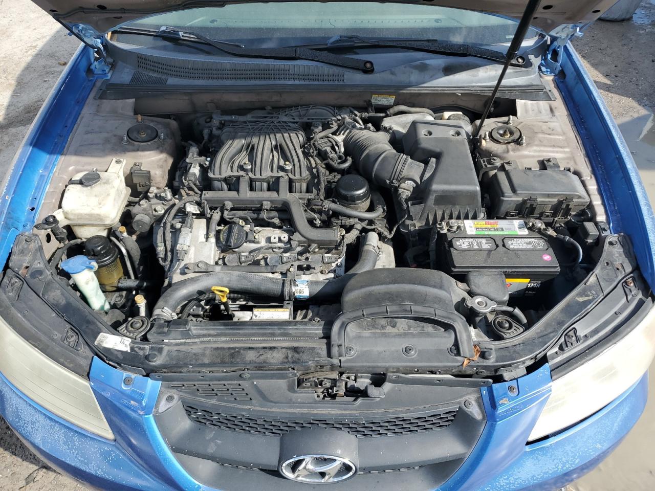 2007 Hyundai Sonata VIN 5NPEU46F07H194782 Copart auction photo, front end / minor dent/scratches damage thumbnail 11