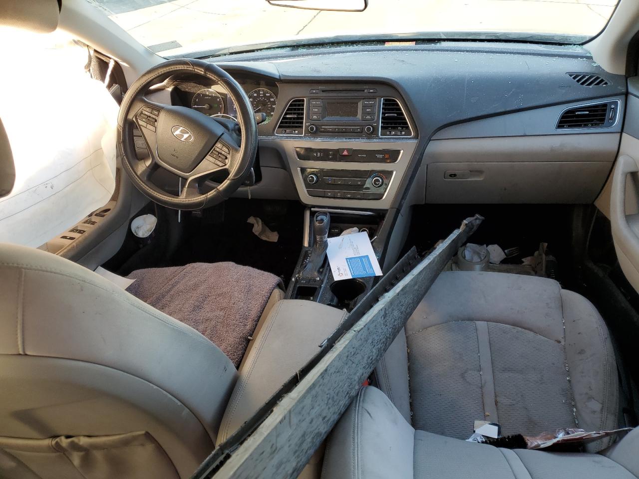 2017 Hyundai Sonata VIN 5NPE24AF0HH470716 Copart auction photo, side / rear end damage thumbnail 8
