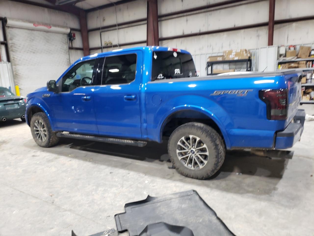 2019 Ford F-150 VIN 1FTEW1E59KKF02303 Copart auction photo, side damage thumbnail 2