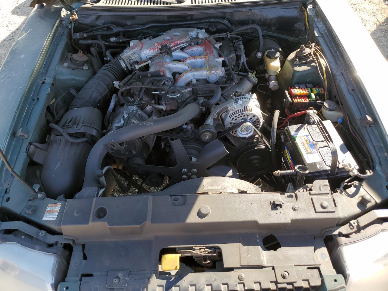 2000 Ford Mustang VIN 1FAFP4043YF263744 Copart auction photo, rear end damage thumbnail 11