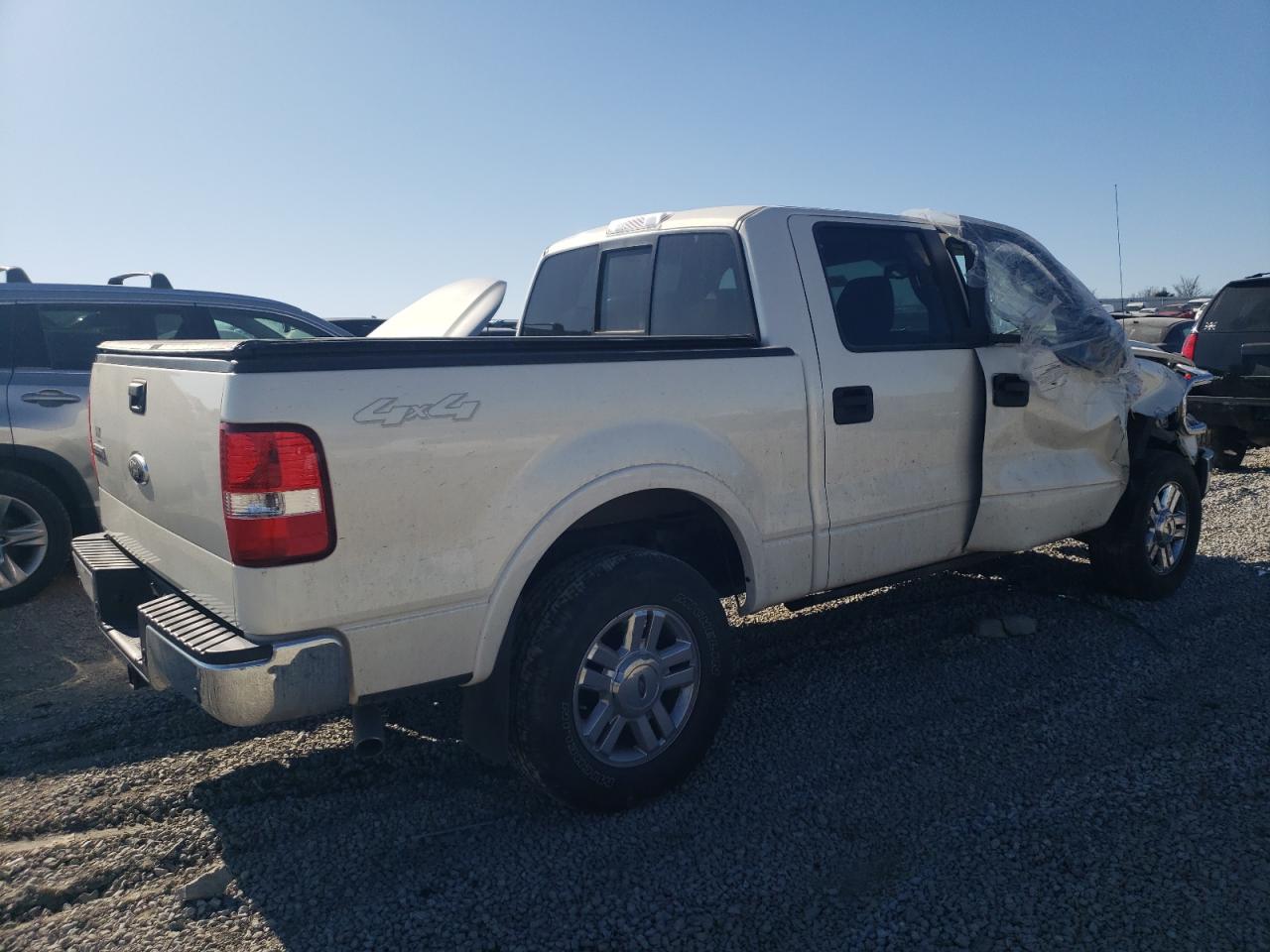 2007 Ford F-150 VIN 1FTPW14V77FA00190 Copart auction photo, side / front end damage thumbnail 3