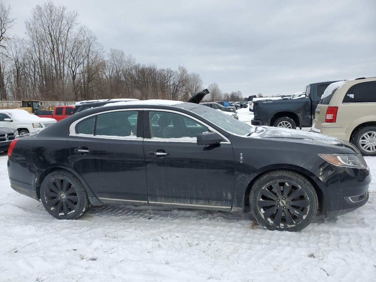 2013 Lincoln MKS VIN 1LNHL9FT8DG605408 Copart auction photo, mechanical / minor dent/scratches damage thumbnail 4