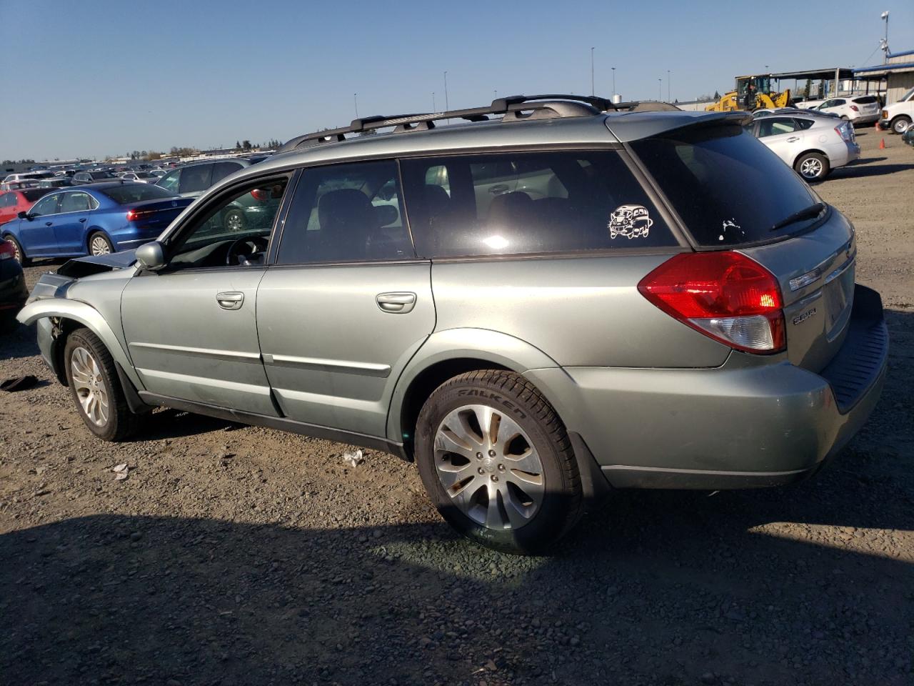 2009 Subaru Outback VIN 4S4BP66C397328361 Copart auction photo, front end damage thumbnail 2