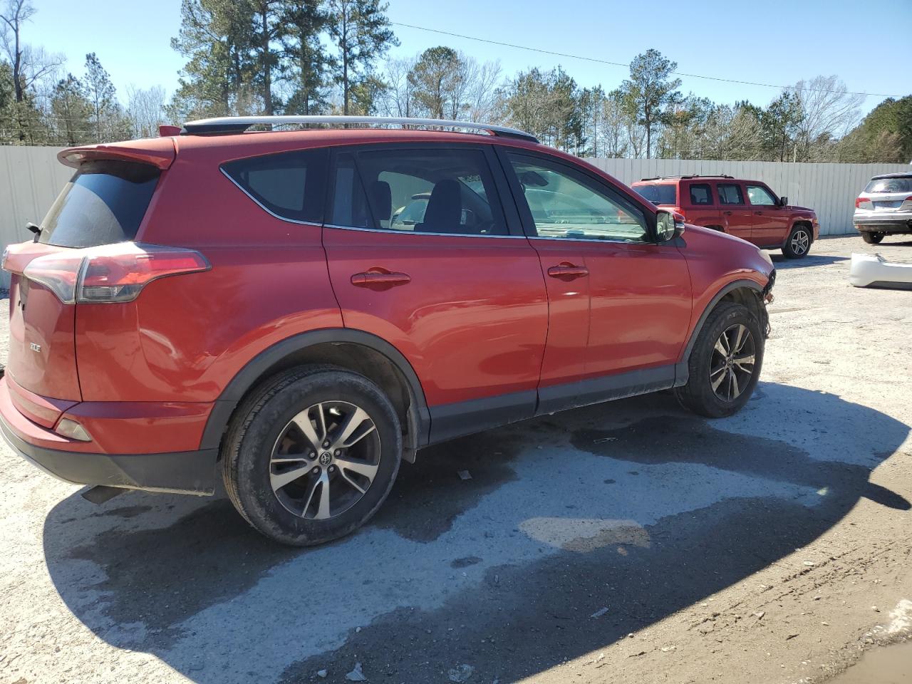 2017 Toyota RAV 4 VIN JTMWFREV4HJ132833 Copart auction photo, front end / side damage thumbnail 3
