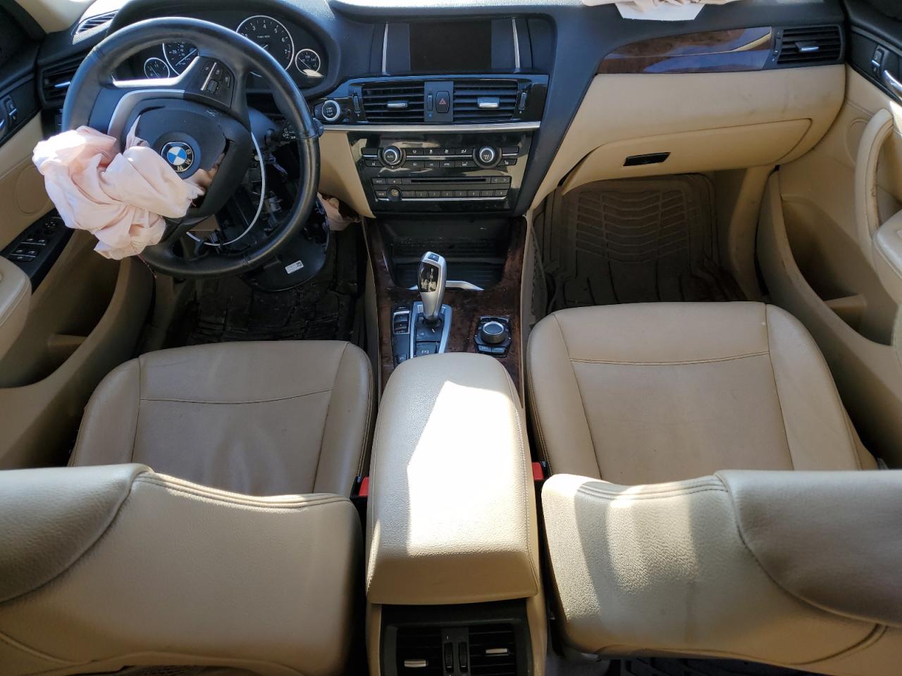 2016 BMW X3 VIN 5UXWX9C56G0D69099 Copart auction photo, front end damage thumbnail 8