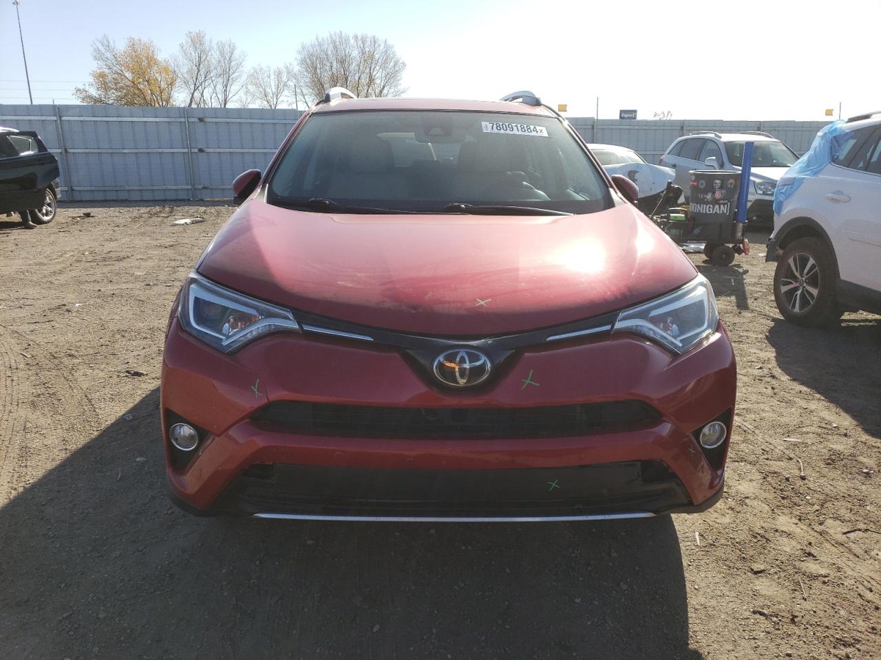 2016 Toyota RAV 4 VIN 2T3DFREV2GW489788 Copart auction photo, front end / rear end damage thumbnail 5