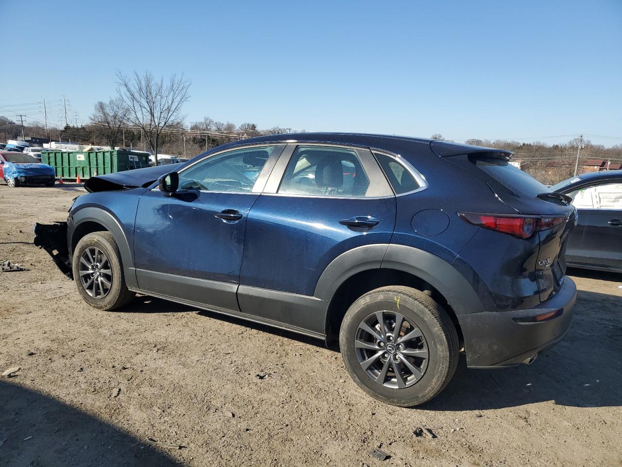 2023 Mazda CX-30 VIN 3MVDMBAMXPM553151 Copart auction photo, front end damage thumbnail 2