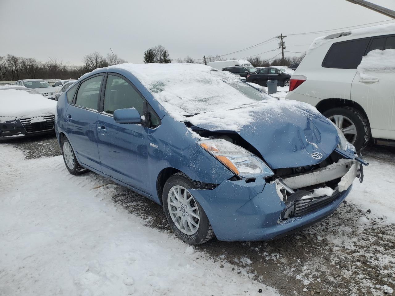 2007 Toyota Prius VIN JTDKB20U377623079 Copart auction photo, front end damage thumbnail 4