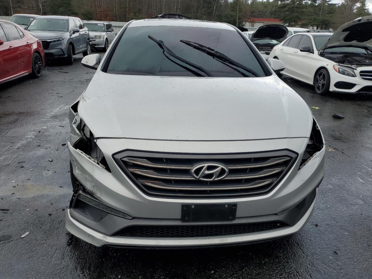 2017 Hyundai Sonata VIN 5NPE34AF3HH464566 Copart auction photo, front end / minor dent/scratches damage thumbnail 5