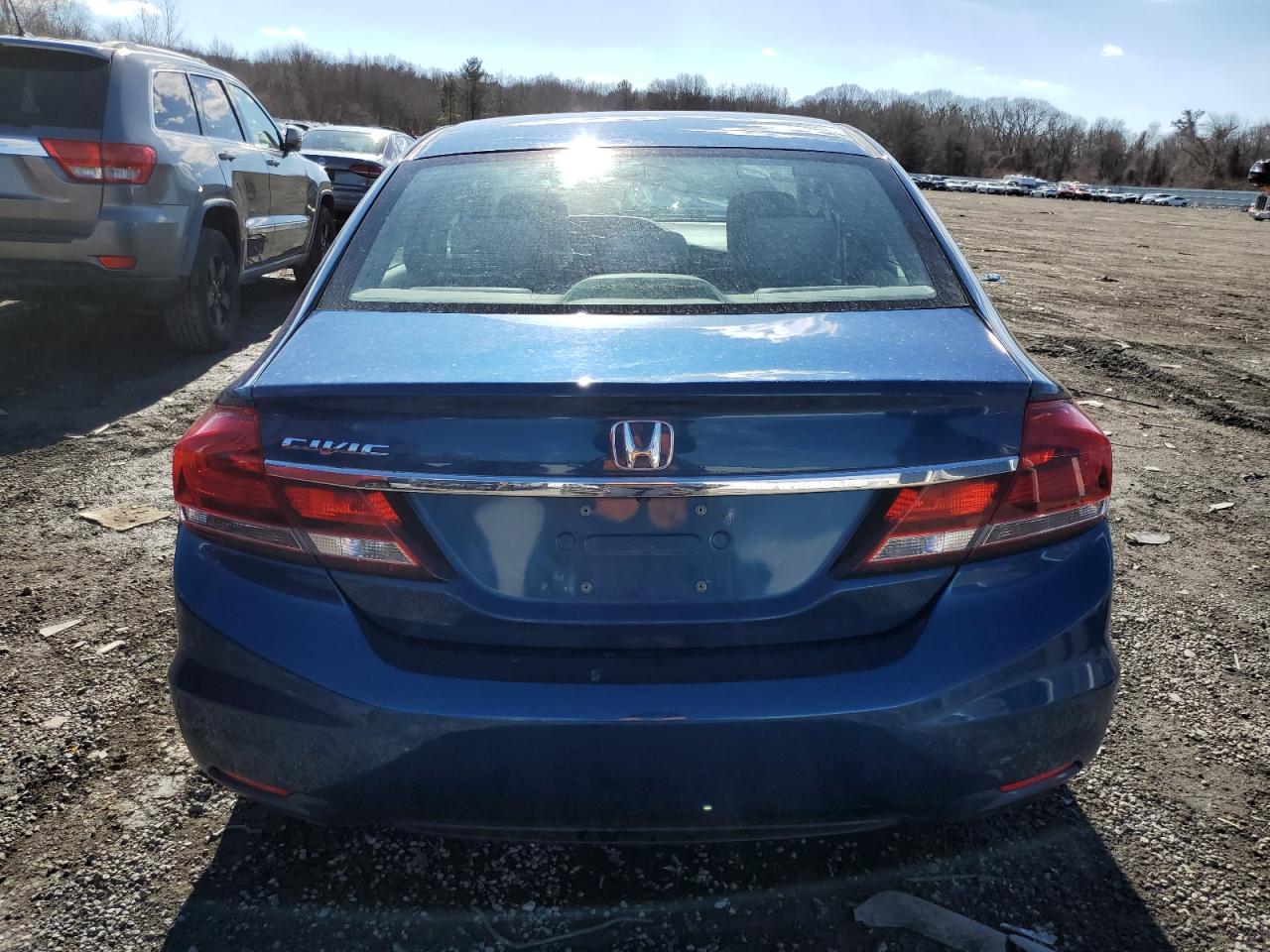 2013 Honda Civic VIN 2HGFB2F8XDH527303 Copart auction photo, front end / minor dent/scratches damage thumbnail 6