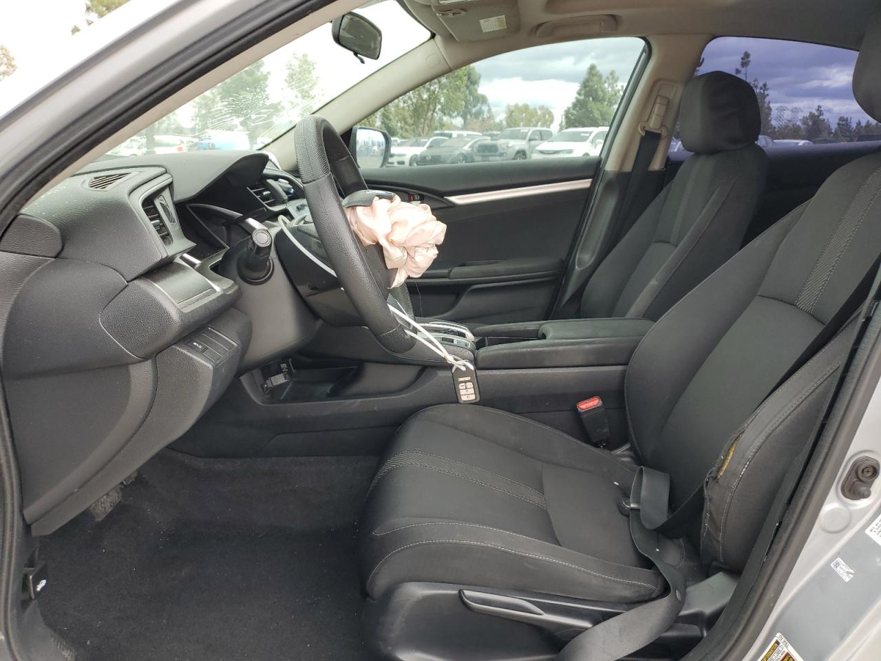 2018 Honda Civic VIN 2HGFC2F72JH581873 Copart auction photo, front end / side damage thumbnail 7