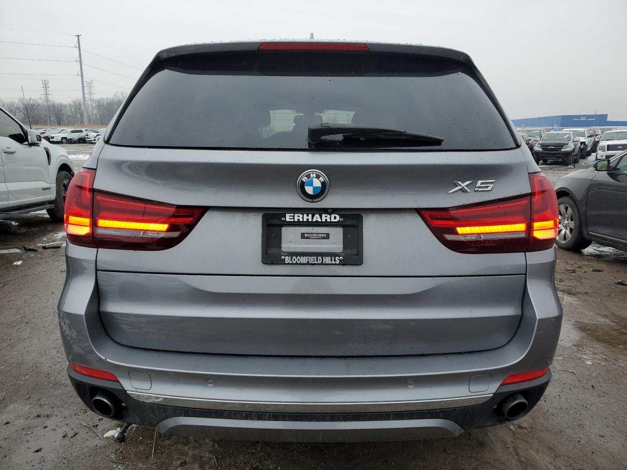 2015 BMW X5 VIN 5UXKR0C59F0P09460 Copart auction photo, side damage thumbnail 6