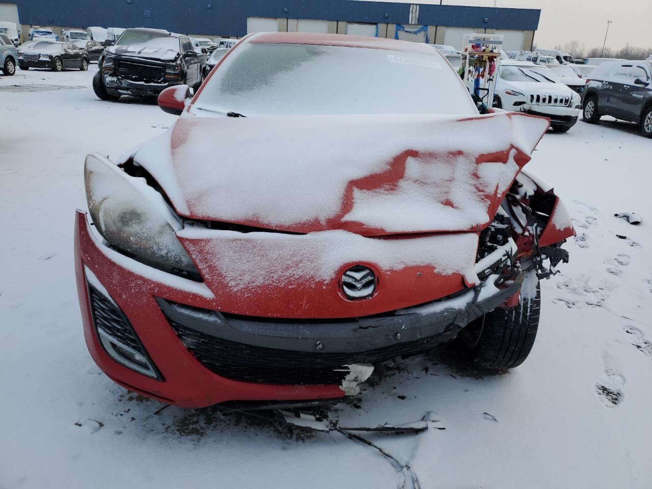 2010 Mazda 3 VIN JM1BL1S55A1336902 Copart auction photo, front end / side damage thumbnail 5
