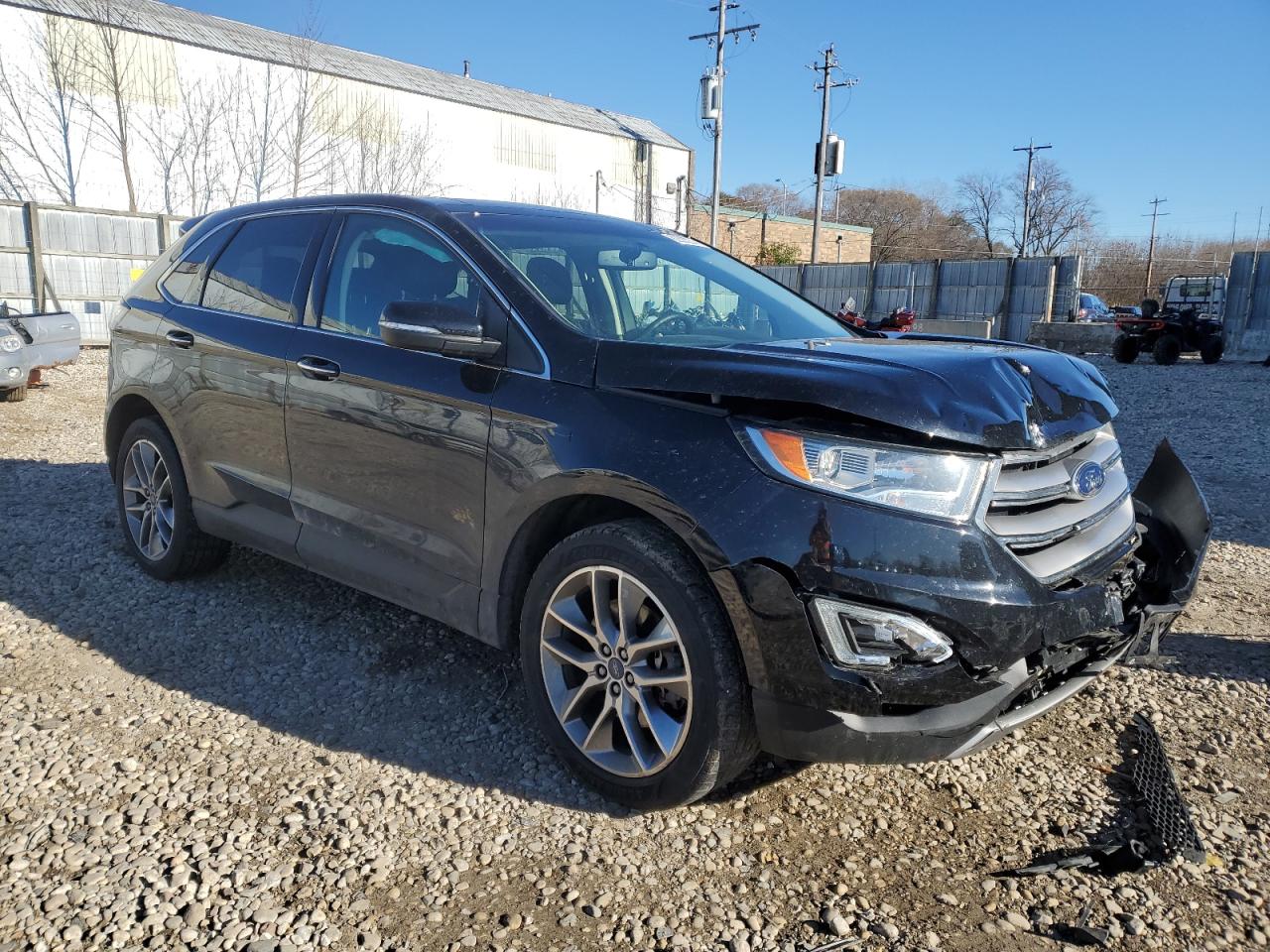 2018 Ford Edge VIN 2FMPK4K98JBB04145 Copart auction photo, front end damage thumbnail 4