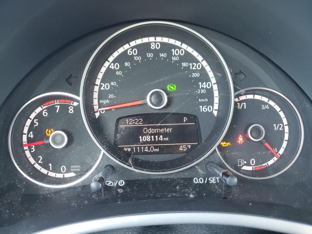 2015 Volkswagen Beetle VIN 3VW517AT3FM818118 Copart auction photo, rear end / minor dent/scratches damage thumbnail 9