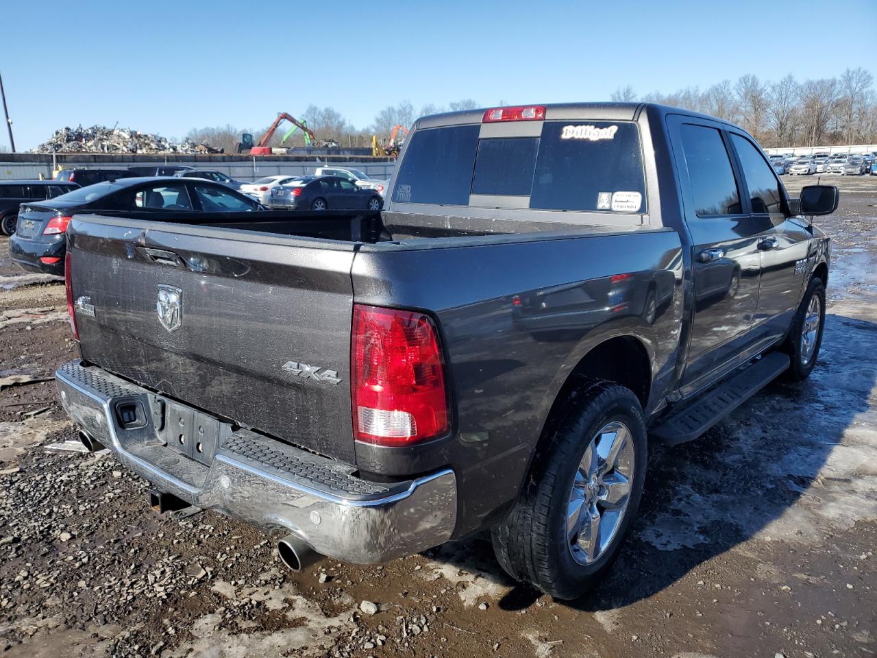 2018 RAM 1500 VIN 3C6RR7LT4JG197139 Copart auction photo, side / undercarriage damage thumbnail 3