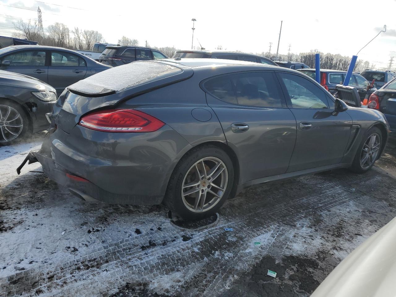 2014 Porsche Panamera VIN WP0AA2A74EL015048 Copart auction photo, all over damage thumbnail 3