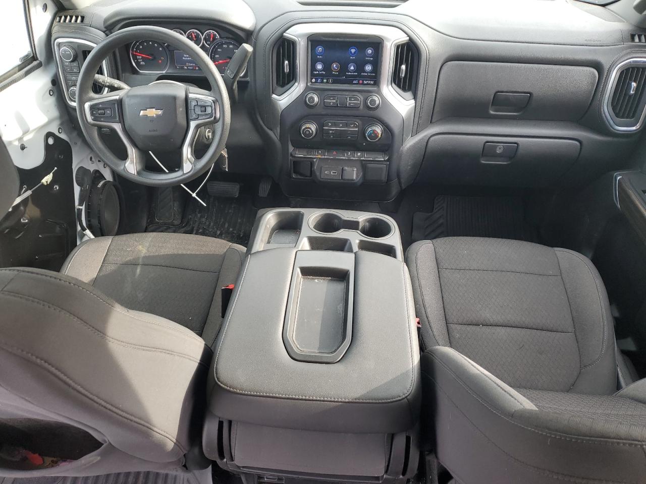 2020 Chevrolet Silverado VIN 1GCUYDEDXLZ152249 Copart auction photo, front end / side damage thumbnail 8