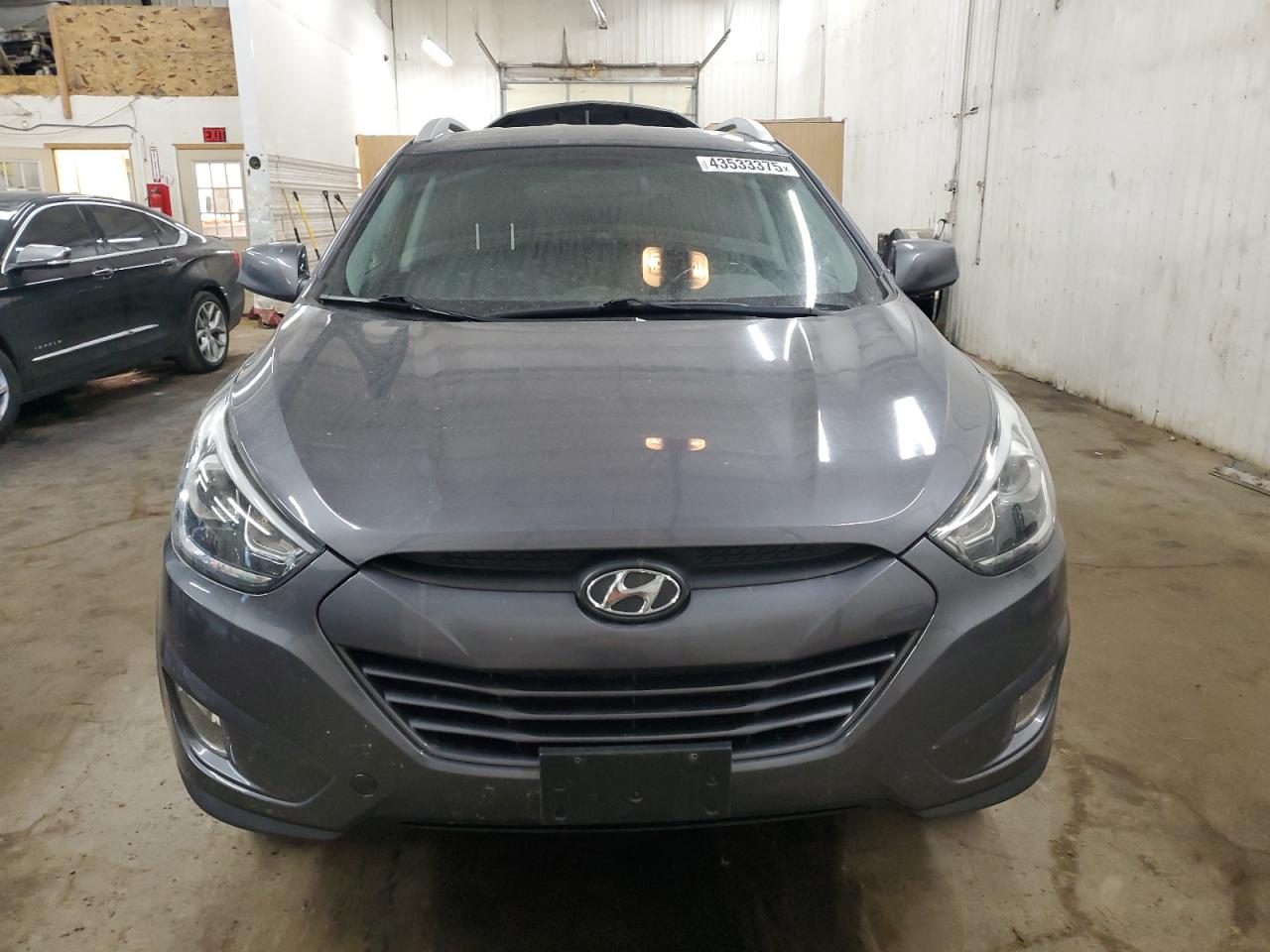 2014 Hyundai Tucson VIN KM8JUCAG1EU943998 Copart auction photo, mechanical damage thumbnail 5
