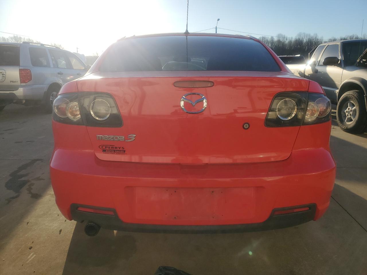2008 Mazda 3 VIN JM1BK12F481832859 Copart auction photo, front end damage thumbnail 6