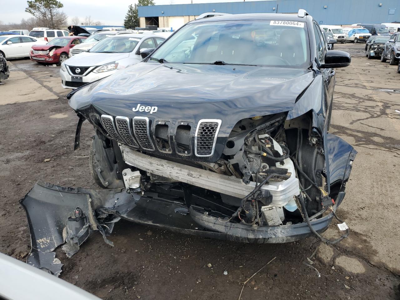 2020 Jeep Grand Cherokee VIN 1C4PJMLX7LD642238 Copart auction photo, front end damage thumbnail 5