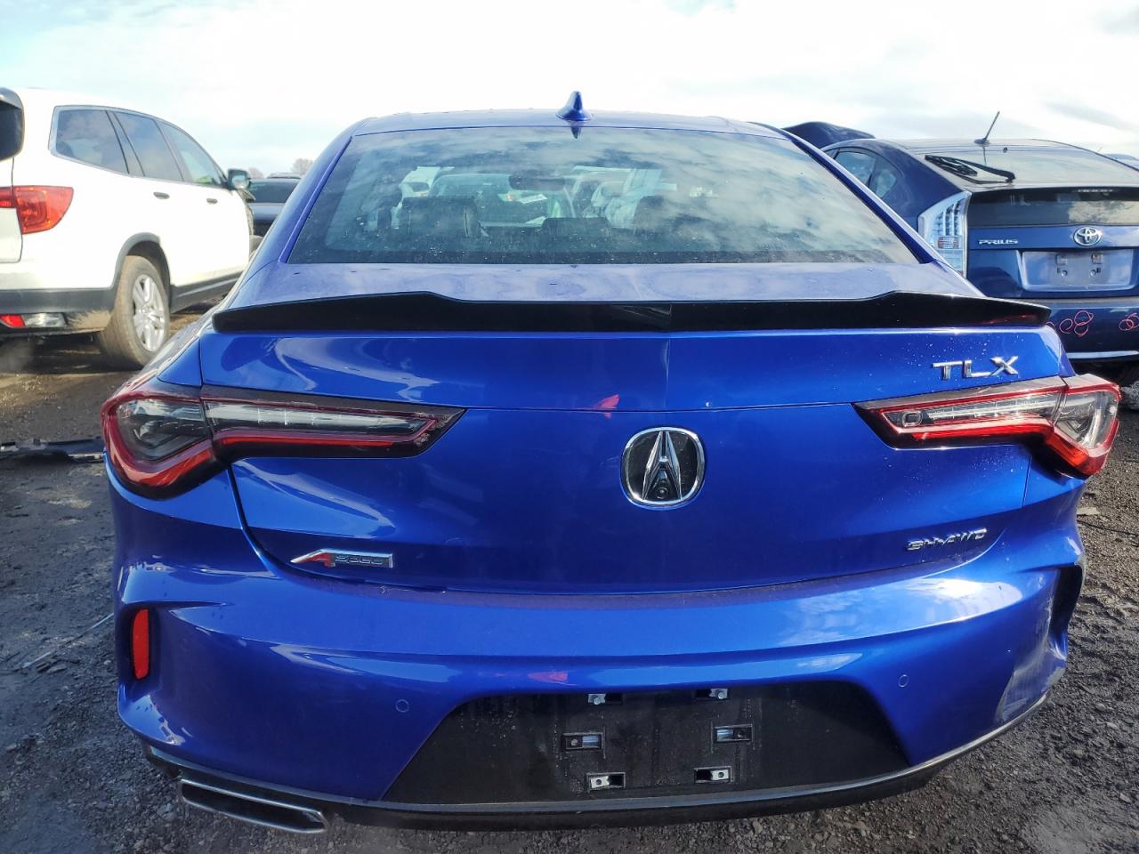 2023 Acura TLX VIN 19UUB6F50PA000930 Copart auction photo, front end / minor dent/scratches damage thumbnail 6