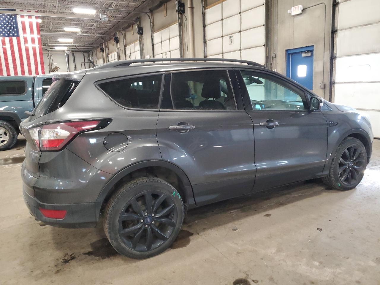 2017 Ford Escape VIN 1FMCU9J96HUB84847 Copart auction photo, front end damage thumbnail 3
