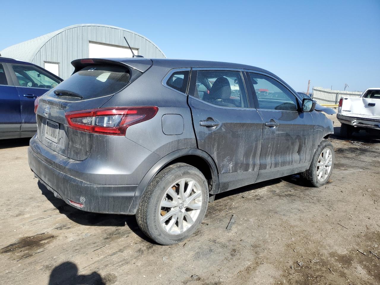 2021 Nissan Rogue VIN JN1BJ1AVXMW561740 Copart auction photo, front end / side damage thumbnail 3