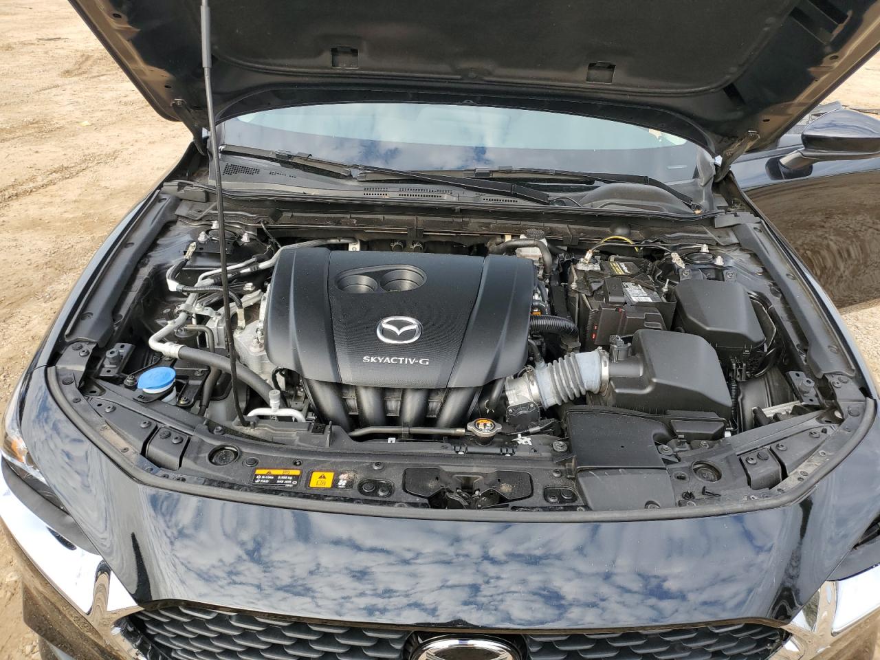 2020 Mazda 3 VIN 3MZBPABL8LM132472 Copart auction photo, rear end damage thumbnail 11