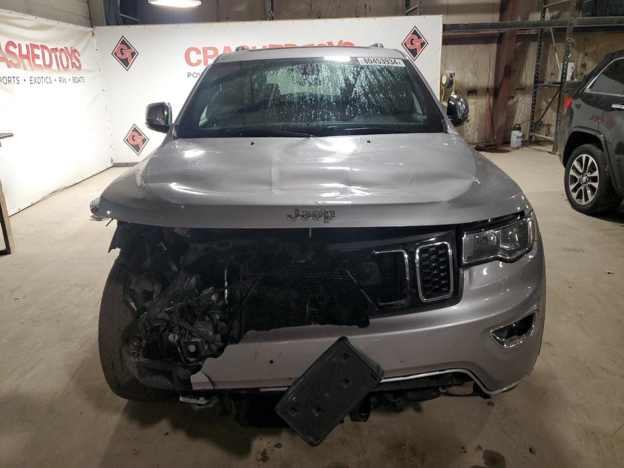 2018 Jeep Grand Cherokee VIN 1C4RJFBG0JC222359 Copart auction photo, front end / rear end damage thumbnail 5