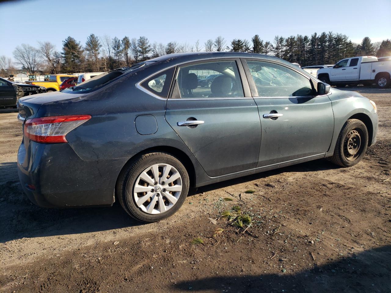 2014 Nissan Sentra VIN 3N1AB7AP6EY244643 Copart auction photo, top/roof / minor dent/scratches damage thumbnail 3