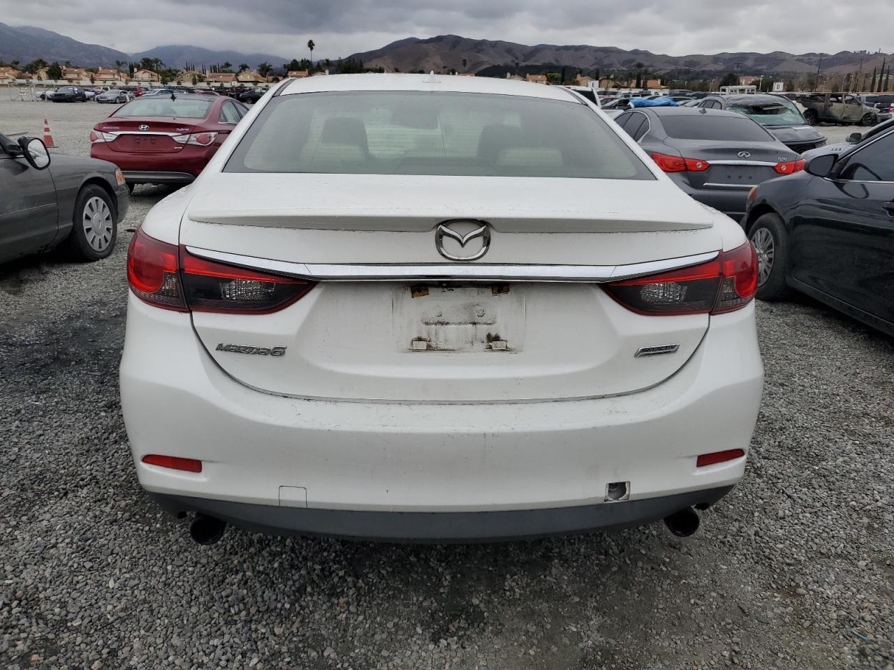 2015 Mazda 6 VIN JM1GJ1W50F1220486 Copart auction photo, front end damage thumbnail 6