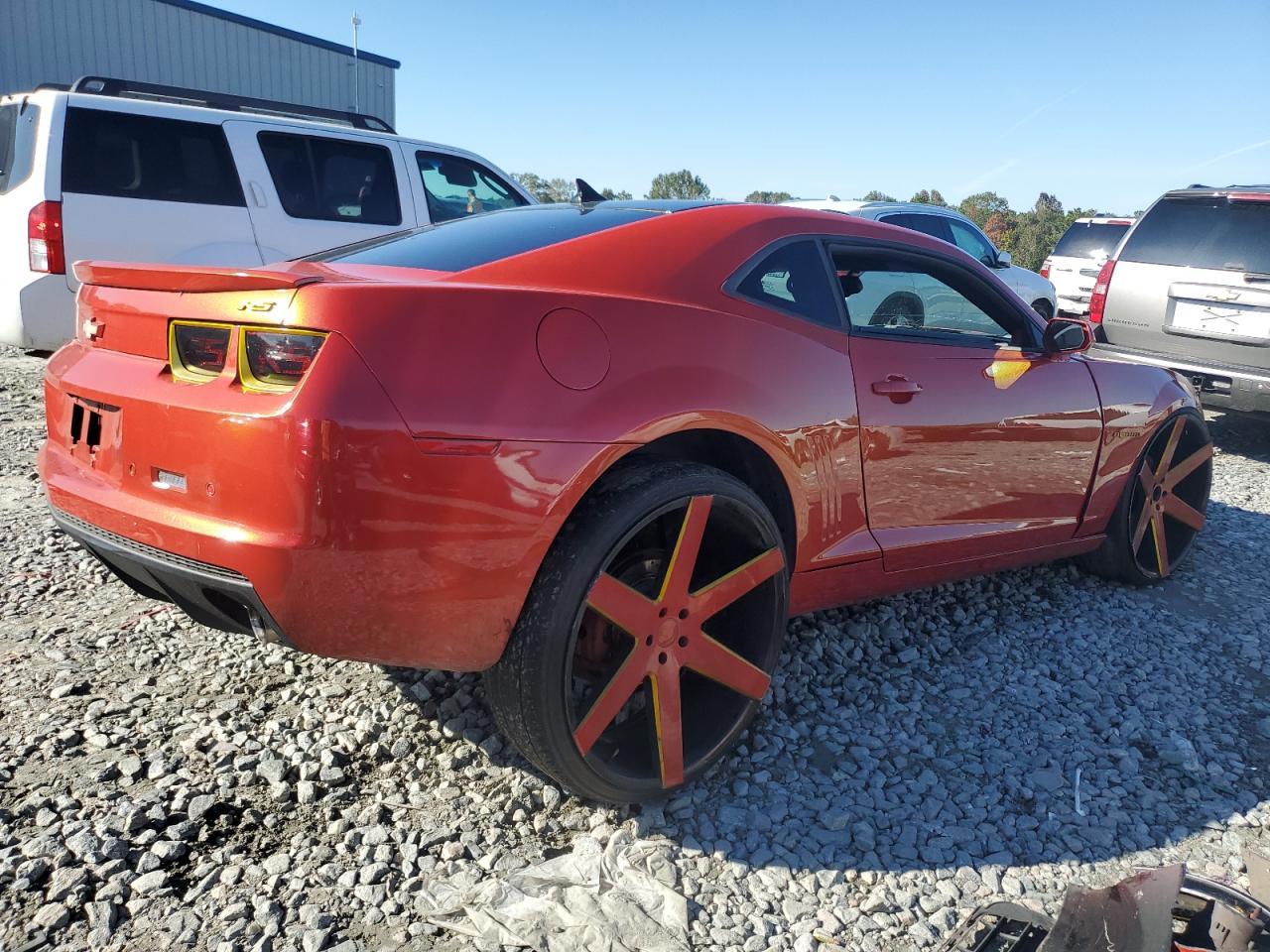 2012 Chevrolet Camaro VIN 2G1FC1E35C9176684 Copart auction photo, front end damage thumbnail 3
