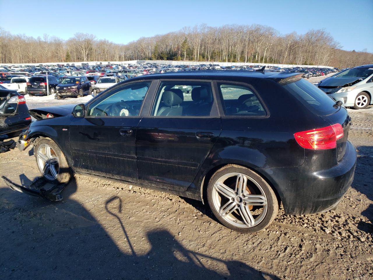 2010 Audi A3 VIN WAUFEAFM9AA126698 Copart auction photo, front end / undercarriage damage thumbnail 2