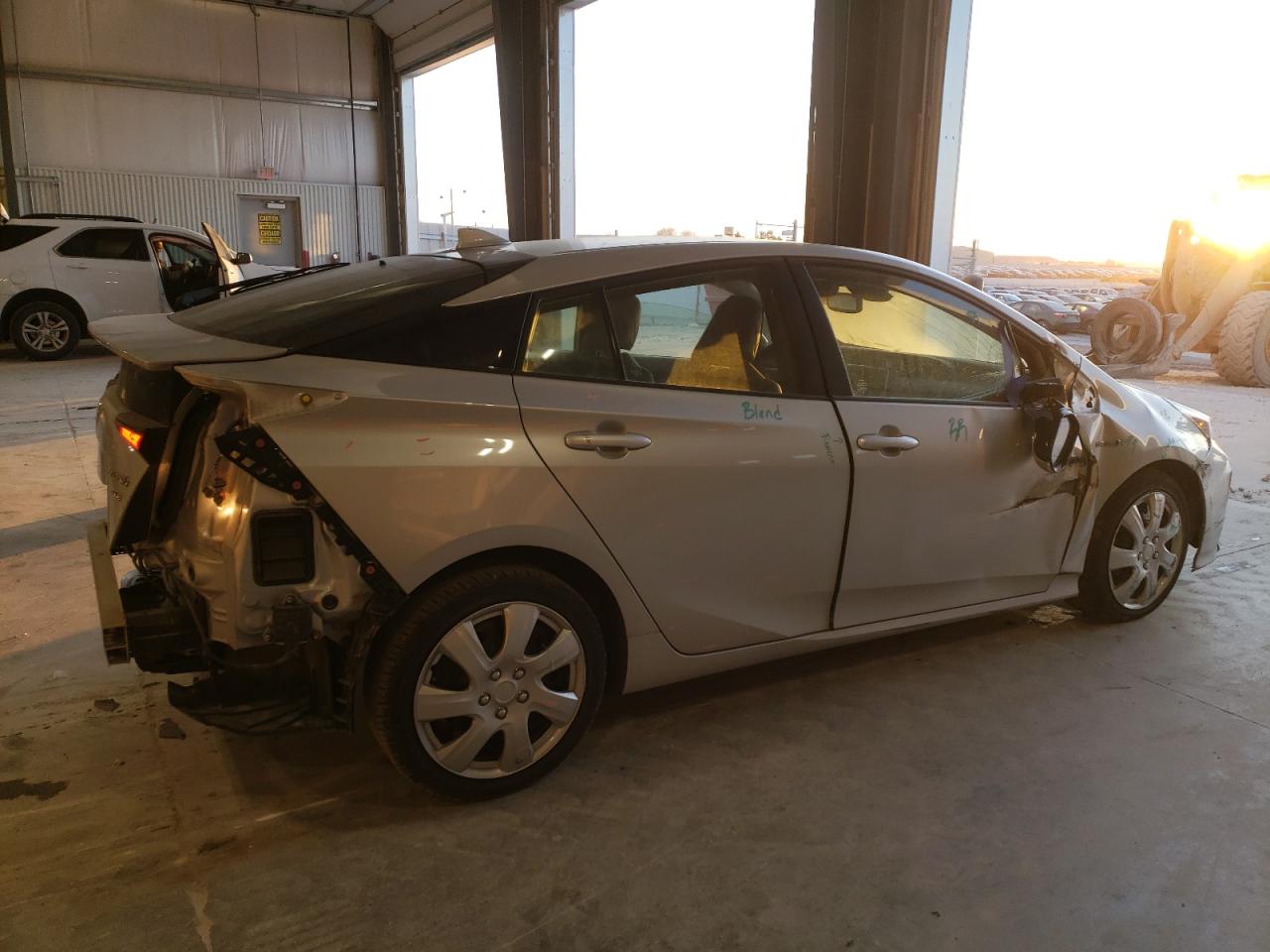 2019 Toyota Prius VIN JTDKARFU0K3097044 Copart auction photo, all over damage thumbnail 3
