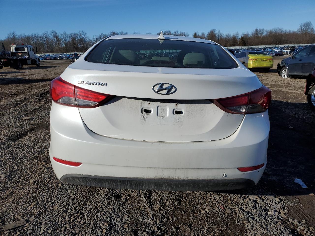 2015 Hyundai Elantra VIN 5NPDH4AE5FH595385 Copart auction photo, front end damage thumbnail 6