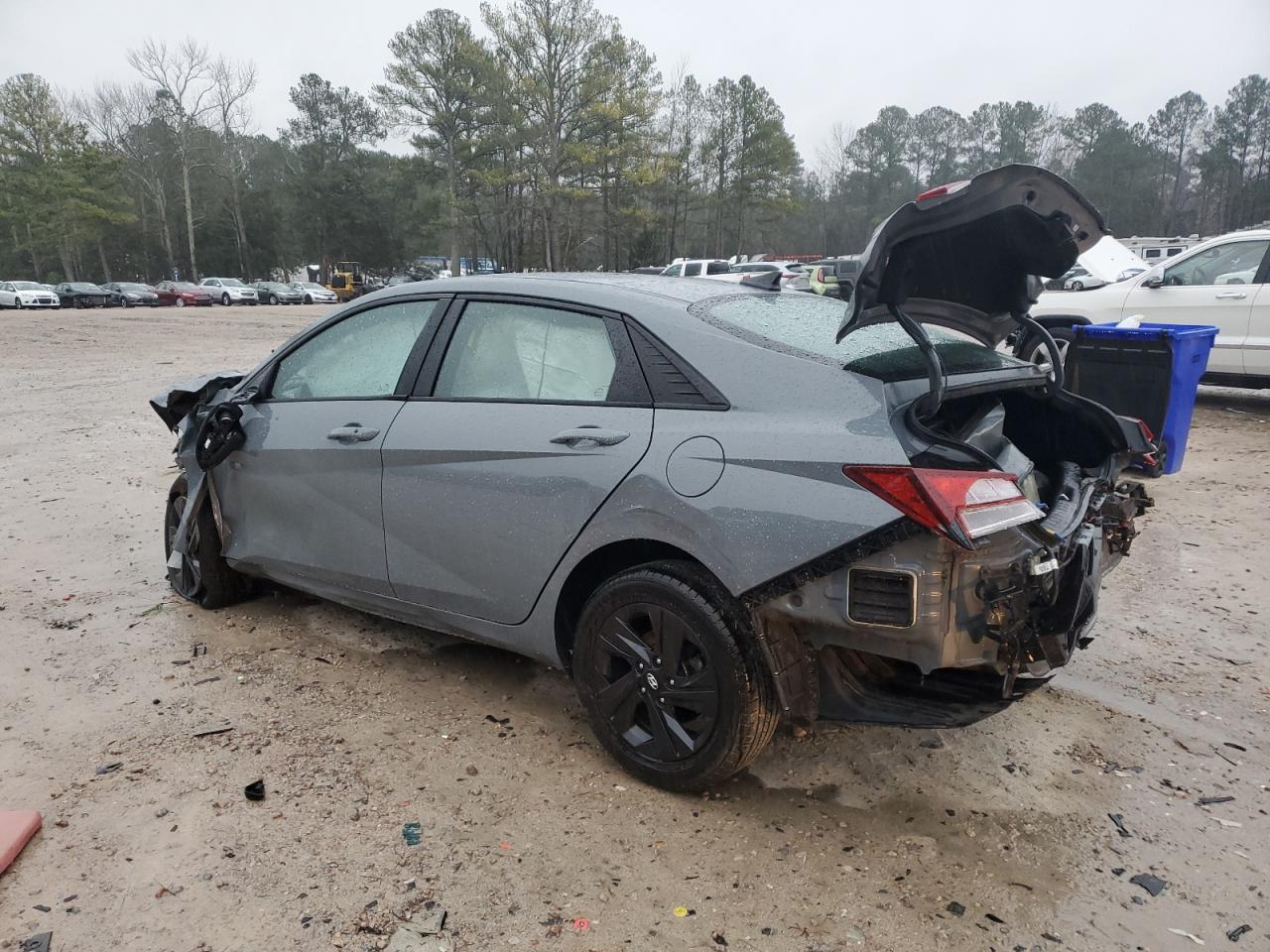 2021 Hyundai Elantra VIN KMHLS4AG3MU135994 Copart auction photo, all over damage thumbnail 2