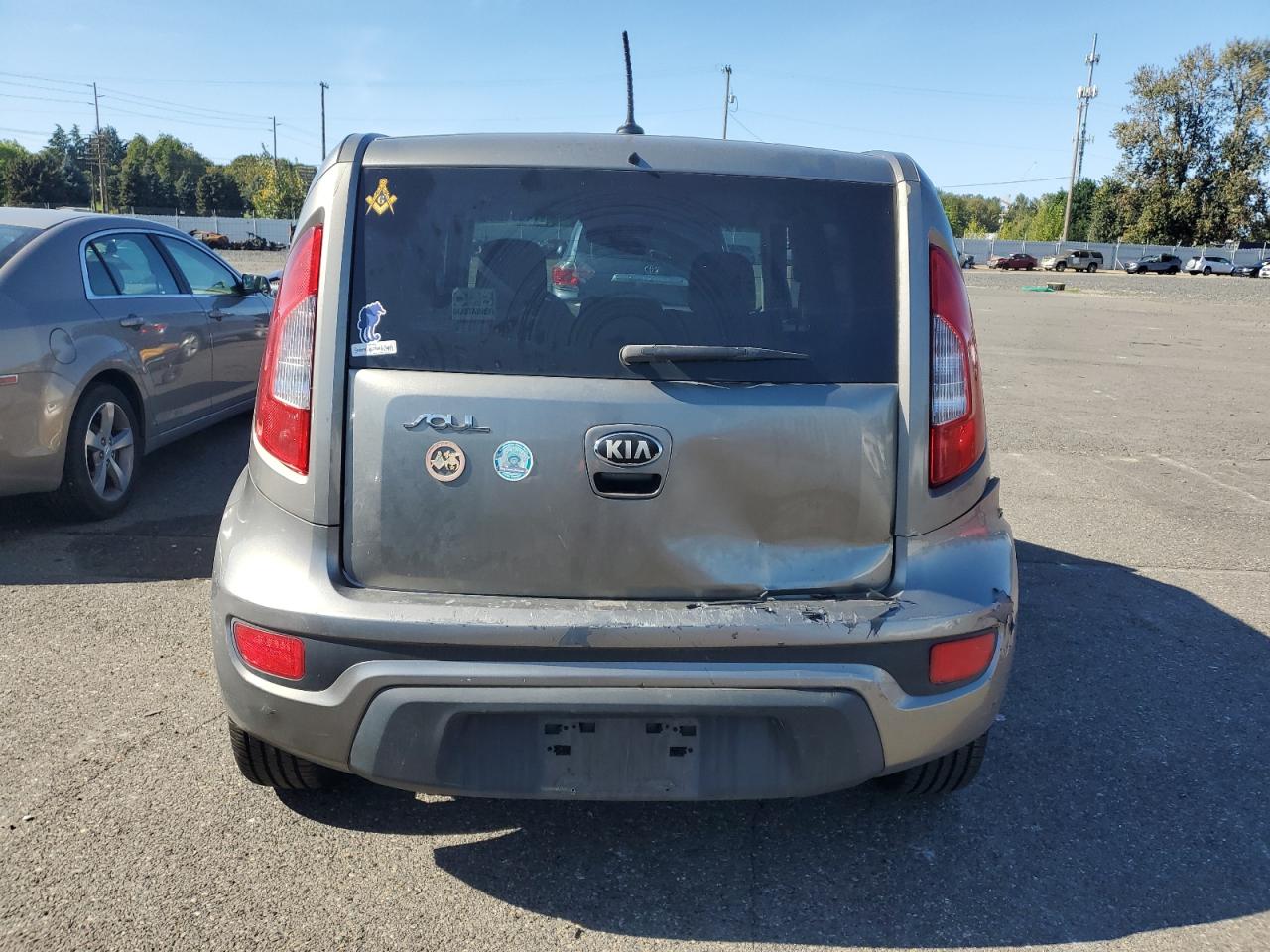 2013 KIA Soul VIN KNDJT2A69D7484032 Copart auction photo, all over damage thumbnail 6