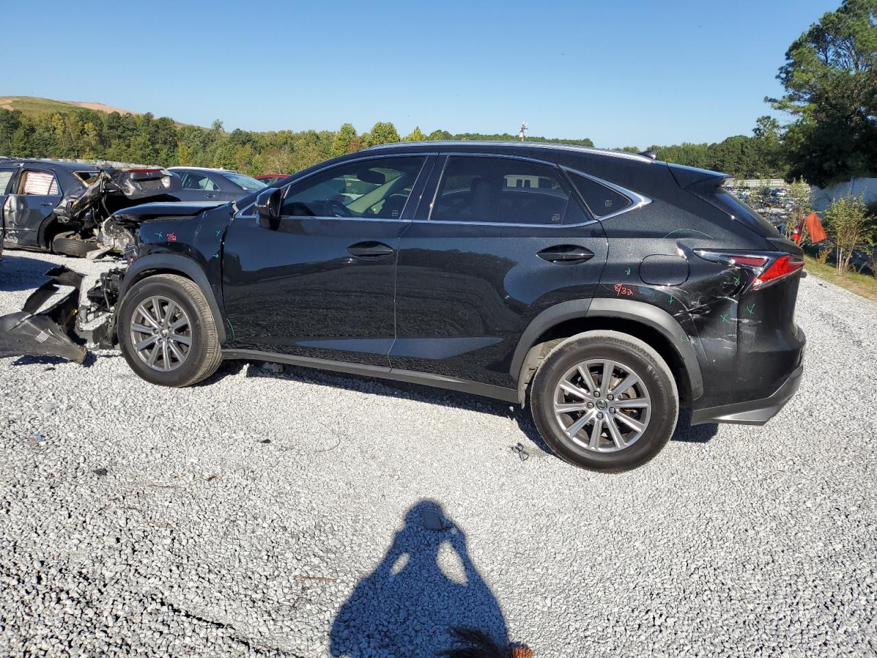 2018 Lexus NX VIN JTJYARBZ1J2099222 Copart auction photo, front end damage thumbnail 2