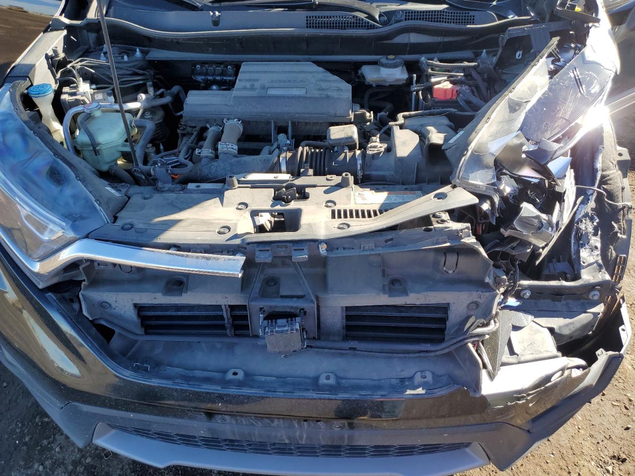 2017 Honda CR-V VIN 2HKRW2H52HH652635 Copart auction photo, front end damage thumbnail 13