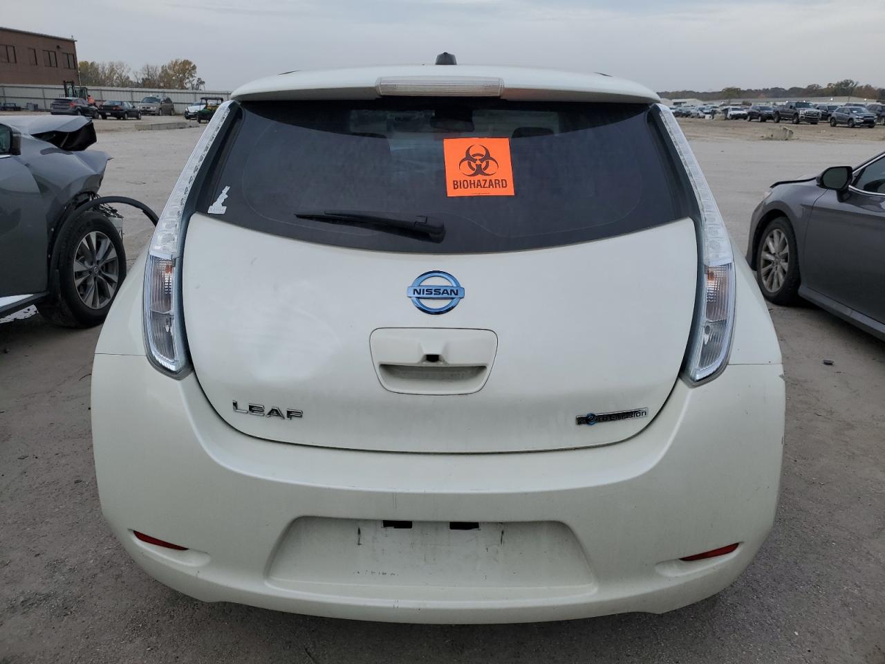 2014 Nissan Leaf VIN 1N4AZ0CP3EC335591 Copart auction photo, front end damage thumbnail 6
