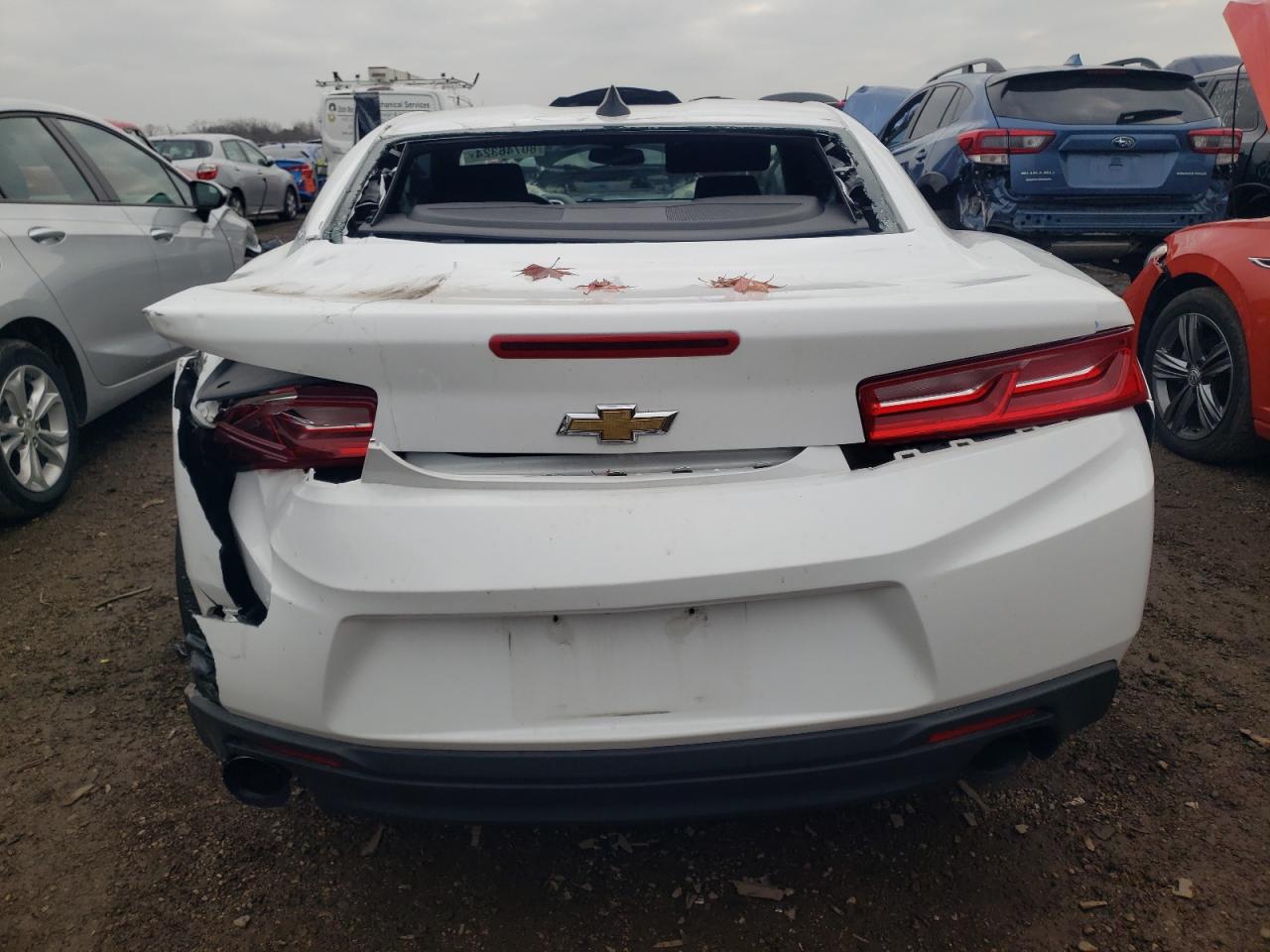 2018 Chevrolet Camaro VIN 1G1FB1RS7J0124890 Copart auction photo, rear end damage thumbnail 5
