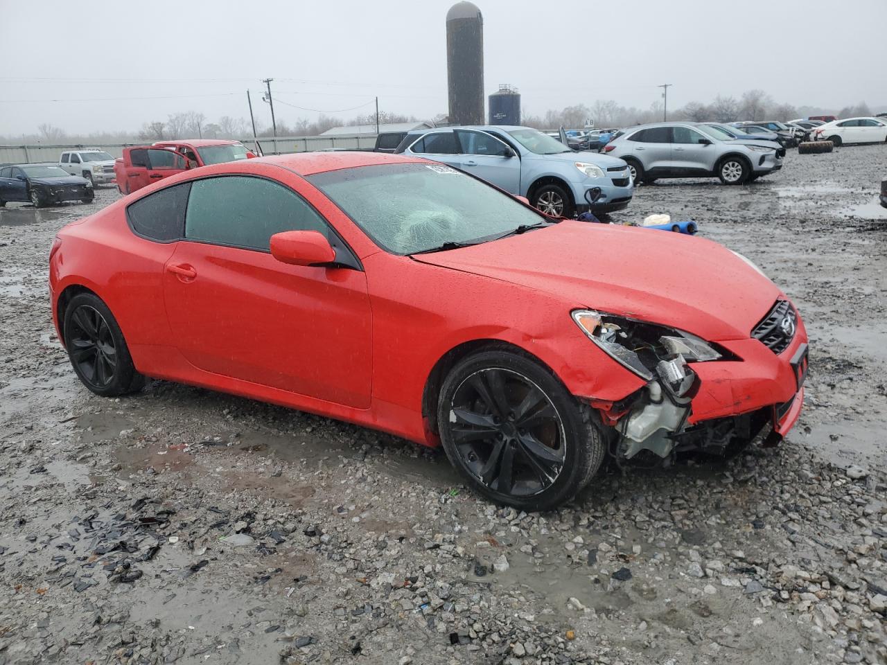 2012 Hyundai Genesis VIN KMHHT6KD2CU070511 Copart auction photo, front end damage thumbnail 4