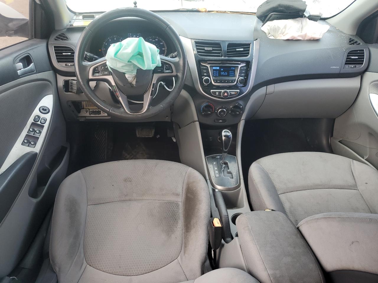 2015 Hyundai Accent VIN KMHCU5AE3FU217757 Copart auction photo, front end damage thumbnail 8